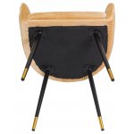 Стул обеденный DOBRIN MARY, песочный велюр (1922-3)