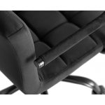 Набор 2 шт Офисное кресло для персонала DOBRIN TERRY BLACK, черный велюр (MJ9-101)