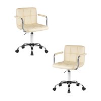 Набор 2 шт Офисное кресло для персонала DOBRIN TERRY, кремовый