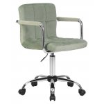 Набор 2 шт Офисное кресло для персонала DOBRIN TERRY, мятный велюр (MJ9-87)