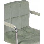 Набор 2 шт Офисное кресло для персонала DOBRIN TERRY, мятный велюр (MJ9-87)
