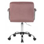 Офисное кресло для персонала DOBRIN TERRY, пудрово-розовый велюр (MJ9-32) Офисное кресло для персонала DOBRIN TERRY, пудрово-розовый велюр (MJ9-32)