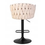 Набор 2 шт Стул барный DOBRIN LEON, бежевая ткань (LAR 275-1)