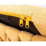 Набор 2 шт Стул барный DOBRIN LEON, жёлтая ткань (LAR 275-8)