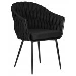 Набор 2 шт Стул обеденный DOBRIN MATILDA, черная ткань (LAR 275-50)