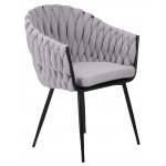 Набор 2 шт Стул обеденный DOBRIN MATILDA, серая ткань (LAR 275-17)