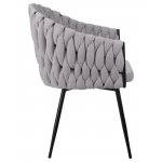 Набор 2 шт Стул обеденный DOBRIN MATILDA, серая ткань (LAR 275-17)