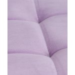 Стул обеденный DOBRIN ALEX, белые ножки, фиолетовый велюр (V108-49)