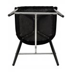 Набор 2 шт Стул полубарный DOBRIN CHRISTIAN'65, черные ножки, черный велюр (V108-77)