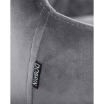 Набор 2 шт Стул полубарный DOBRIN CHRISTIAN'65, черные ножки, темно-серый велюр (V108-91)