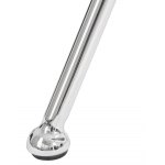 Набор 2 шт Кресло дизайнерское DOBRIN EMILY, серая ткань AF7, хромированная сталь