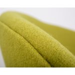 Набор 2 шт Кресло дизайнерское DOBRIN EMILY, светло-зеленая ткань AF3, хромированная сталь