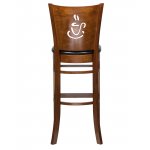 Набор 2 шт Стул барный DOBRIN JERRY BAR, шоколад, чёрный