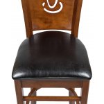 Набор 2 шт Стул барный DOBRIN JERRY BAR, шоколад, чёрный