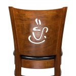 Набор 2 шт Стул барный DOBRIN JERRY BAR, шоколад, чёрный