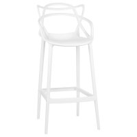 Стул барный DOBRIN MASTERS BAR, белый (W-02)