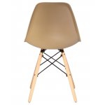 Стул обеденный DOBRIN DSW, ножки светлый бук, цвет бежевый (GR-03)