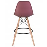 Стул барный DOBRIN DSW BAR, ножки светлый бук, цвет пыльная роза (NX-P-11)