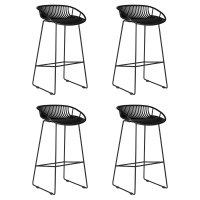 Набор 4 шт Стул барный DOBRIN FRANK, черный