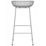 Набор 4 шт Стул барный DOBRIN FRANK, светло-серый