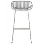 Набор 3 шт Стул барный DOBRIN FRANK, светло-серый