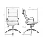 Офисное кресло для руководителей DOBRIN ARNOLD, коричневый Офисное кресло для руководителей DOBRIN ARNOLD, коричневый