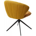 Стул ASTRA 360 град. поворот Желтый Sonic 68 ткань / 7525-132 велюр / черный каркас, ®DISAUR