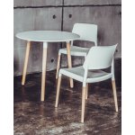 Стол круглый EAMES DST NEW D80 белый