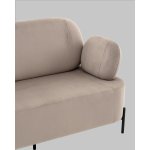 Диван Кэнди велюр светло-серый