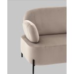 Диван Кэнди велюр светло-серый