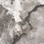 Кофейный столик Secret диам.40см x 54см, серый мрамор, металл, керамика