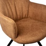 Комплект из 2-х стульев Grant терракотовый шенилл на поворотном механизме