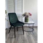 Стул CRISTIAN Future-073 изумрудный, велюр / орех, ®DISAUR