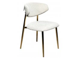 Стул обеденный Оскар ART2969-MK, молочный/глянцевое золото Стул обеденный Оскар ART2969-MK, молочный/глянцевое золото