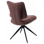 Стул ДЕЛИ (DELI) 360 град, цвет БРУСНИЧНЫЙ H300126-9 , ткань / ЧЕРНЫЙ каркас, ®DISAUR Стул ДЕЛИ (DELI) 360 град, цвет БРУСНИЧНЫЙ H300126-9 , ткань / ЧЕРНЫЙ каркас, ®DISAUR