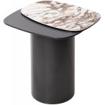 Стол кофейный ARVID TL-312 испанская керамика на стекле/ МДФ окраш. / темно-серый МДФ каркас ®DISAUR