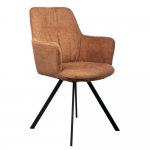 Комплект из 2-х стульев Grant терракотовый шенилл на поворотном механизме