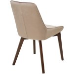 Стул CRISTIAN Future-009 латте, велюр / орех, ®DISAUR
