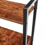 Стол письменный с полками Frame 100x45x110см лофт, чёрный Стол письменный с полками Frame 100x45x110см лофт, чёрный