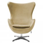 Кресло EGG STYLE CHAIR карамельный, искусственная замша