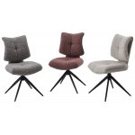 Стул ДЕЛИ (DELI) 360 град, цвет БРУСНИЧНЫЙ H300126-9 , ткань / ЧЕРНЫЙ каркас, ®DISAUR Стул ДЕЛИ (DELI) 360 град, цвет БРУСНИЧНЫЙ H300126-9 , ткань / ЧЕРНЫЙ каркас, ®DISAUR