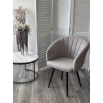 Стул МИШЕЛЬ 360 град. поворот. B22 Серый, велюр / черный каркас, М-City Стул МИШЕЛЬ 360 град. поворот. B22 Серый, велюр / черный каркас, М-City