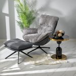 Кофейный столик Gloria диам.50см x 54см, чёрный, металл