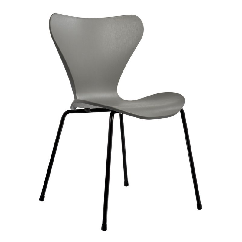 Стул Seven Style серый с чёрными ножками FR 0422Y Стул Seven Style серый с чёрными ножками FR 0422Y
