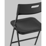 Комплект раскладного стола и стульев Кейт черный