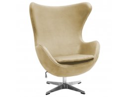 Кресло EGG STYLE CHAIR карамельный, искусственная замша