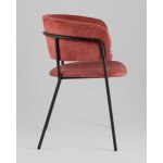 Кресло Нэлли New буклированный велюр терракотовый