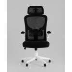 Кресло офисное TopChairs Airone белый с черной сеткой