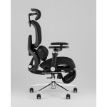 Кресло офисное TopChairs Prodigy с оттоманкой черный