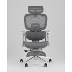 Кресло офисное TopChairs Prodigy с оттоманкой серый